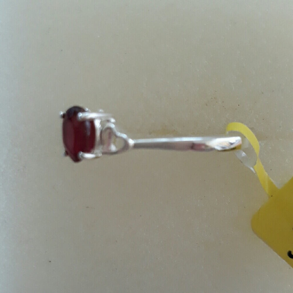COPY - RUBY SOLITAIRE RING - Picture 3 of 3